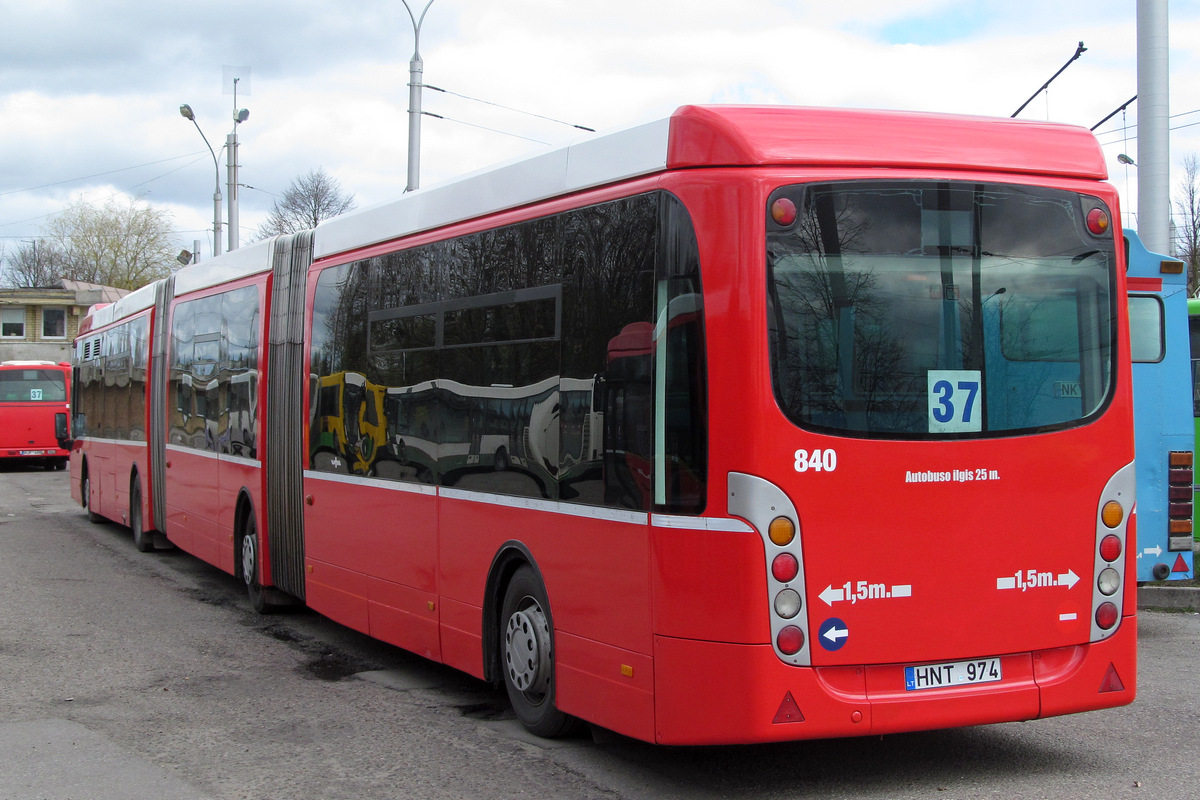 Литва, Van Hool New AGG300 № 840