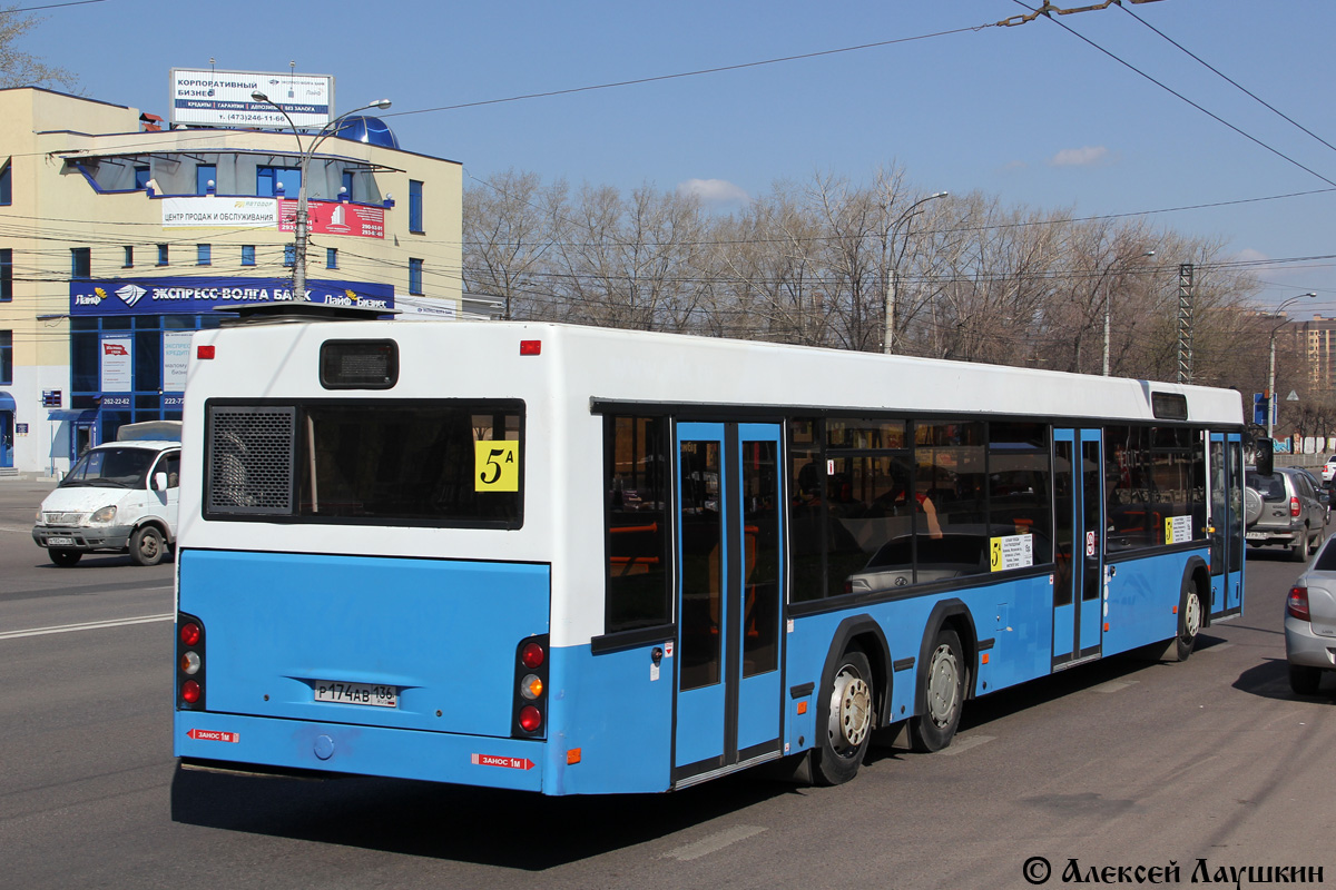 Воронежская область, МАЗ-107.466 № Р 174 АВ 136 — Фото — Автобусный  транспорт