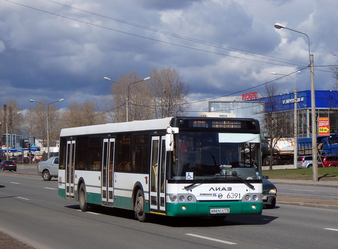 Санкт-Петербург, ЛиАЗ-5292.60 № 6391