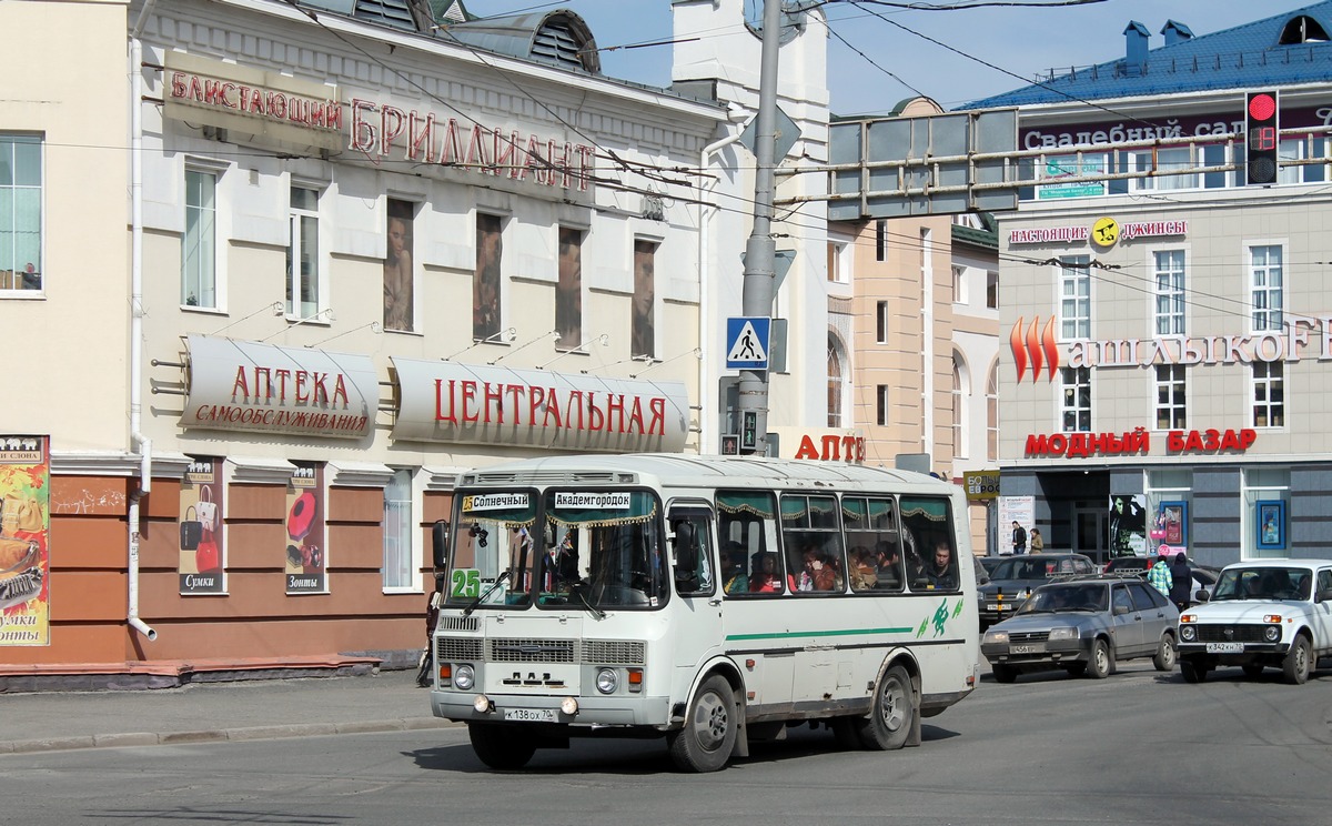 Томская область, ПАЗ-32054 № К 138 ОХ 70