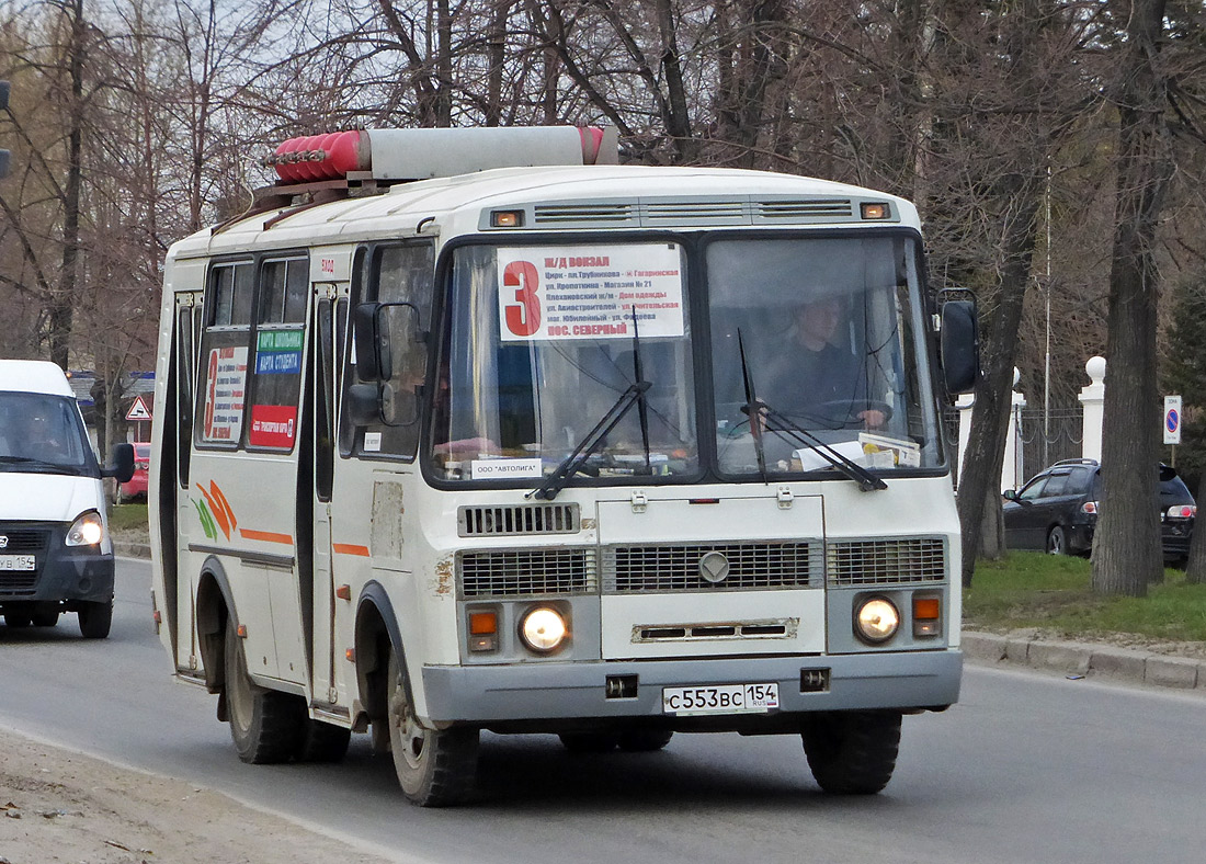 Новосибирская область, ПАЗ-32054 № С 553 ВС 154