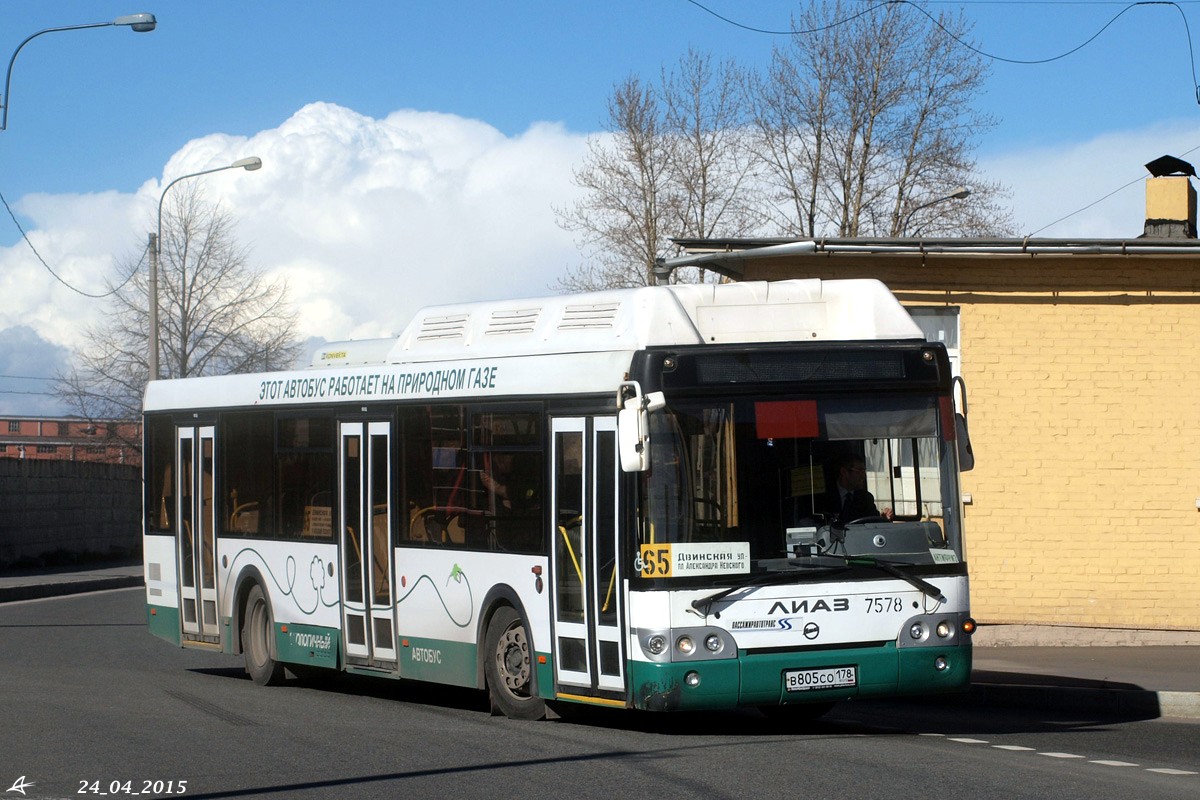 Санкт-Петербург, ЛиАЗ-5292.71 № 7578