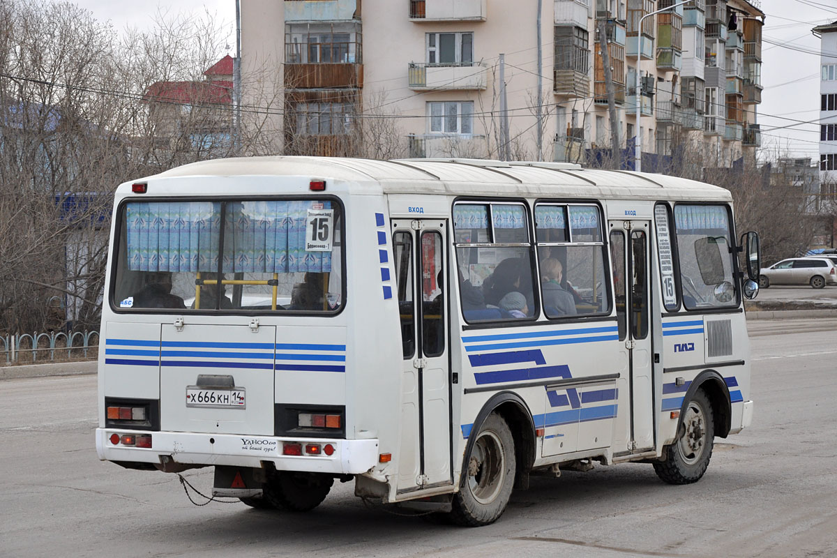 Саха (Якутия), ПАЗ-32054 № Х 666 КН 14