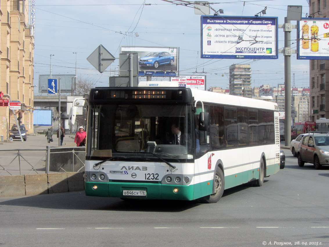 Санкт-Петербург, ЛиАЗ-5292.60 № 1232