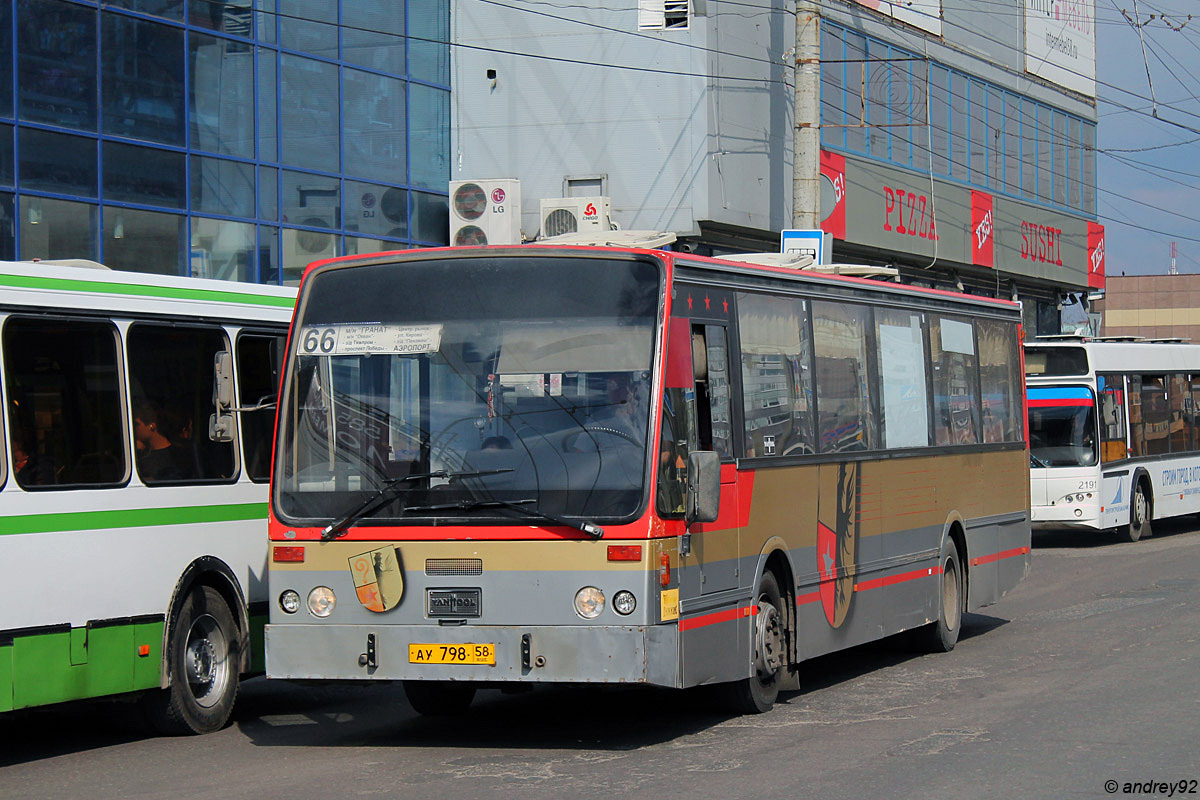 Пензенская область, Van Hool A600 № АУ 798 58