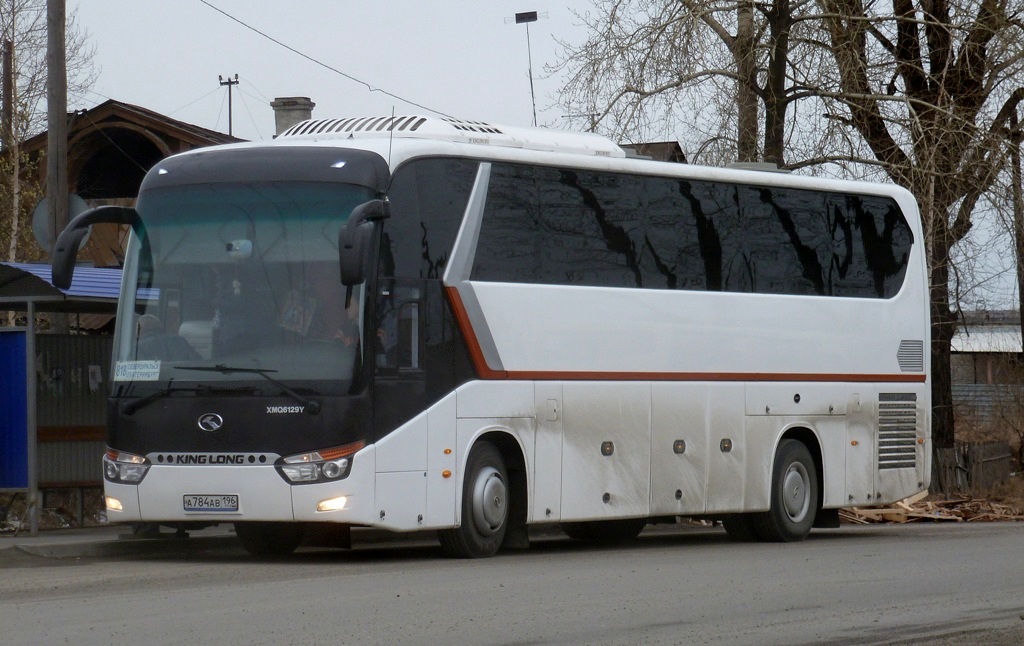 Свердловская область, King Long XMQ6129Y № А 784 АВ 196