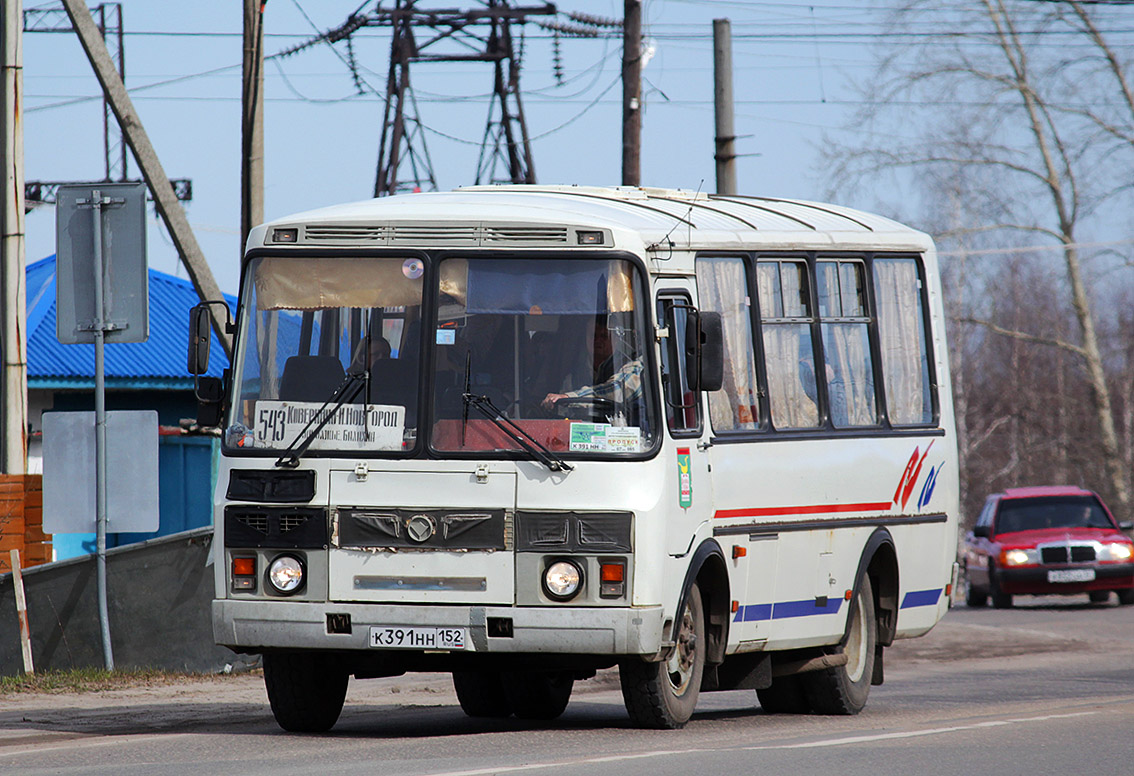 Нижегородская область, ПАЗ-32054 № К 391 НН 152