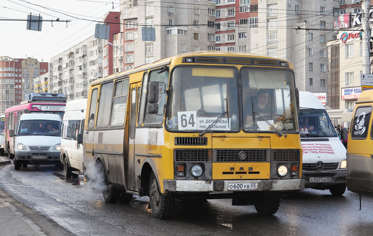 Омская область, ПАЗ-3205 (00) № 666