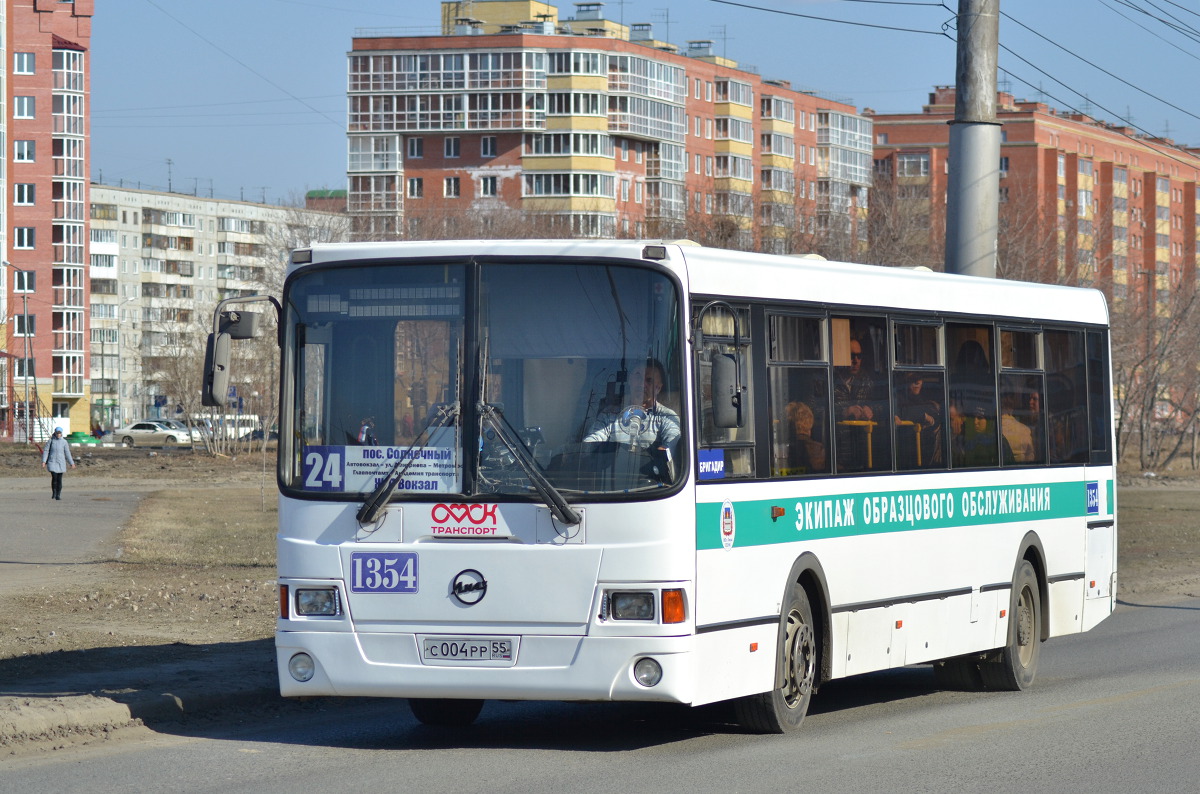 Omsk region, LiAZ-5256.53 Nr. 1354