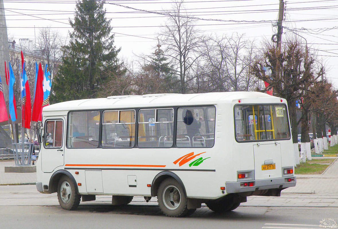 Нижегородская область, ПАЗ-32054 № АВ 371 52