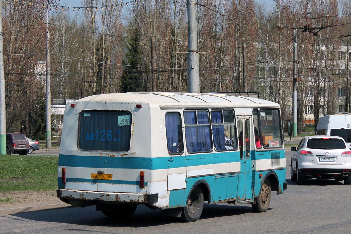Пензенская область, ПАЗ-3205-110 № АВ 126 58