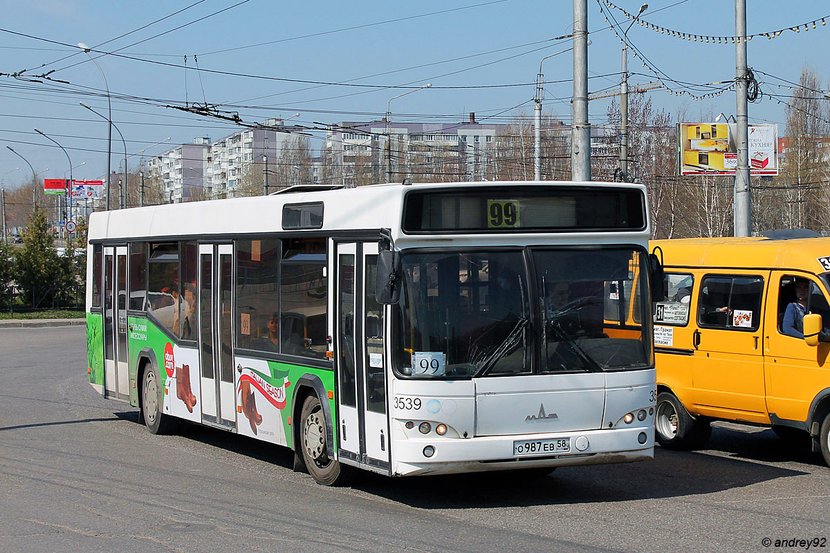 Penza region, MAZ-103.465 № 3539