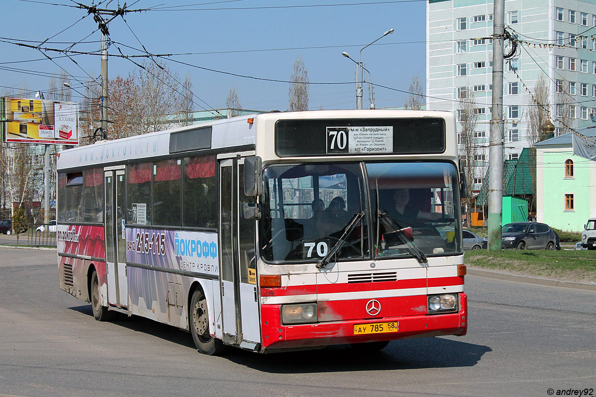 Пензенская вобласць, Mercedes-Benz O405 № АУ 785 58