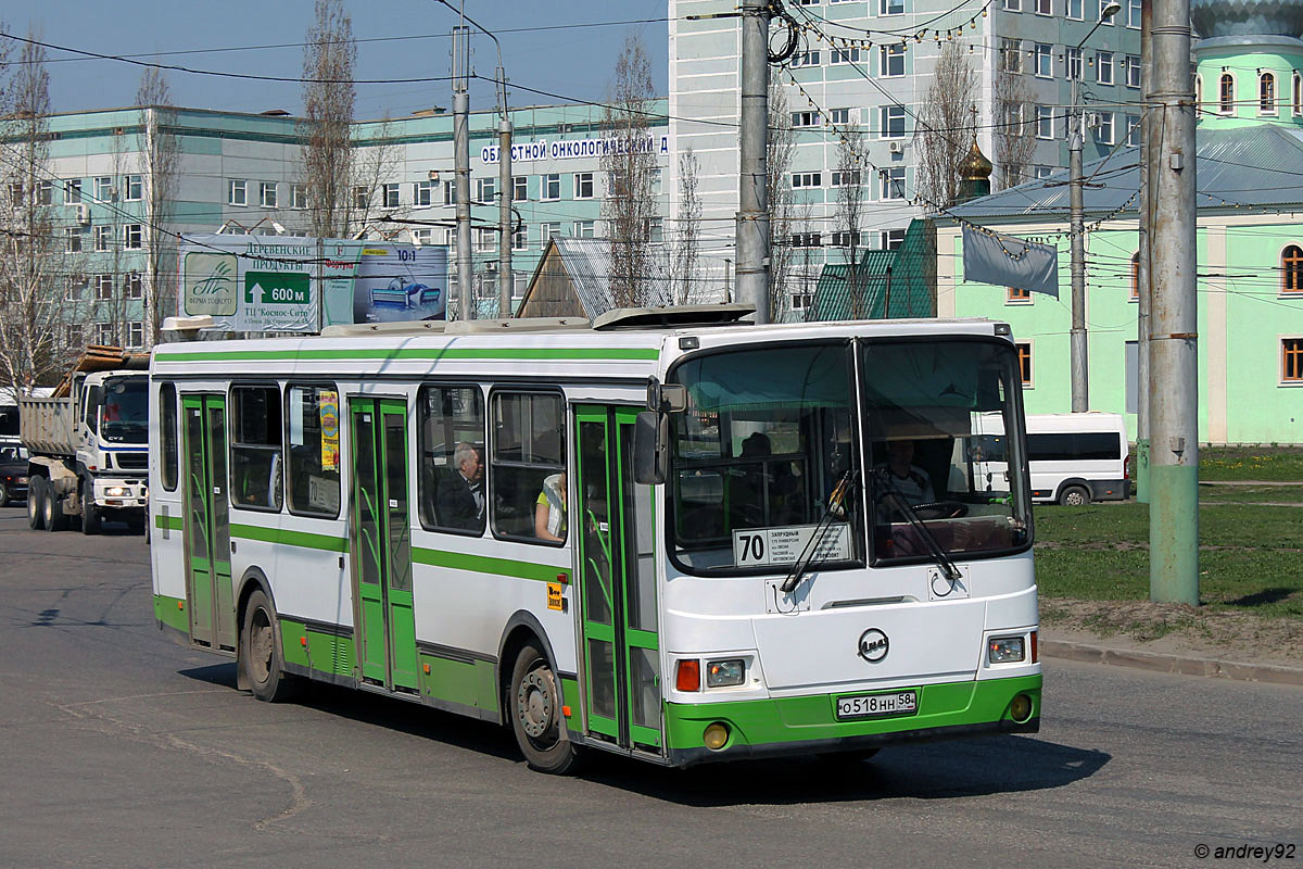 Пензенская область, ЛиАЗ-5256.45 № О 518 НН 58