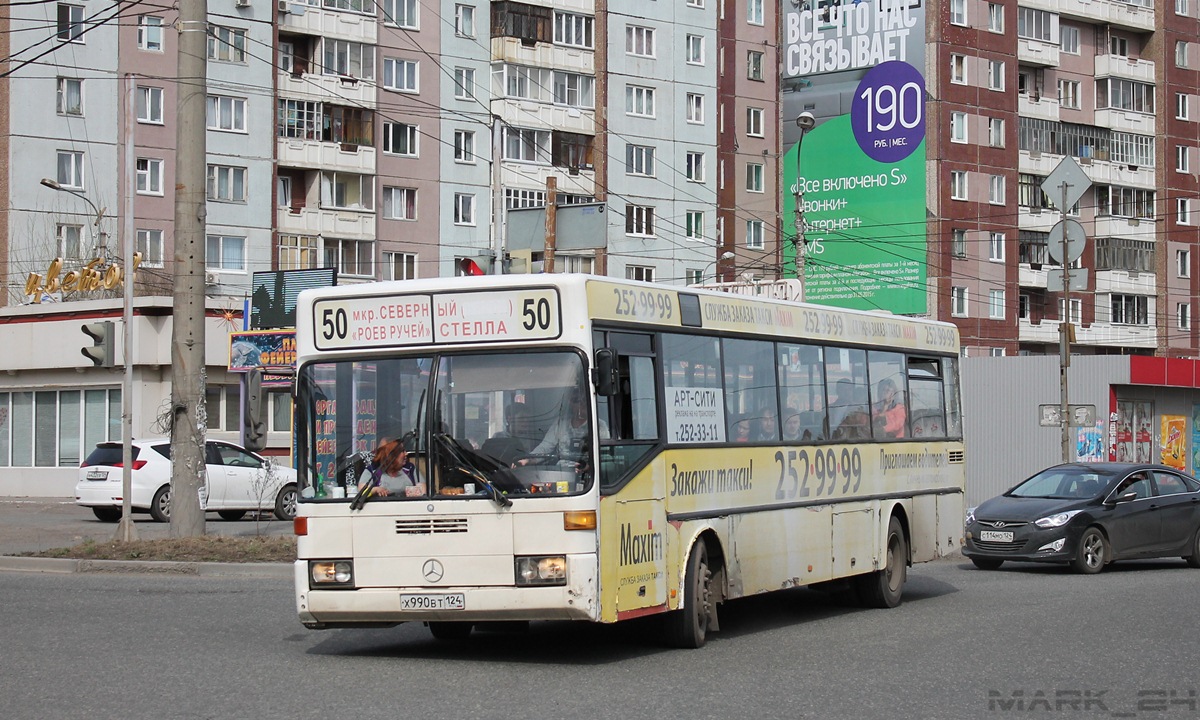 Красноярский край, Mercedes-Benz O405 № Х 990 ВТ 124