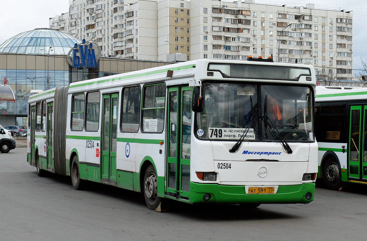 Москва, ЛиАЗ-6212.01 № 02504