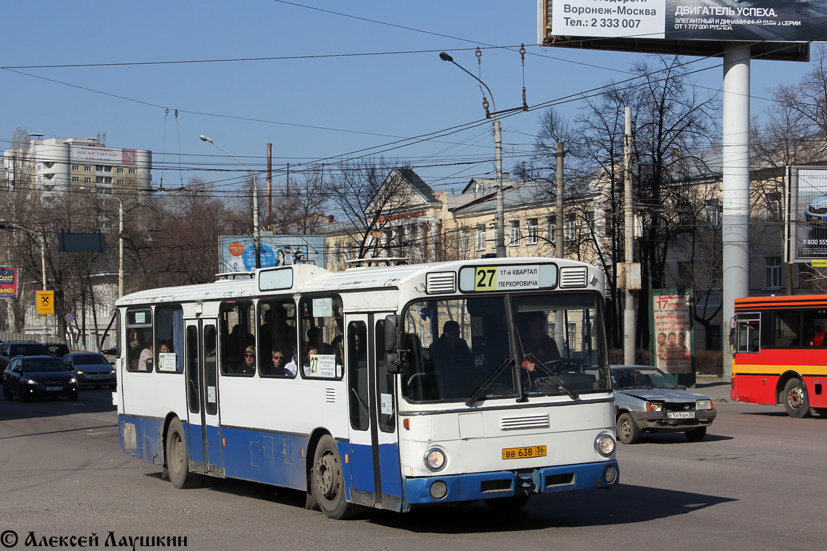 Воронежская область, Mercedes-Benz O305 № ВВ 638 36