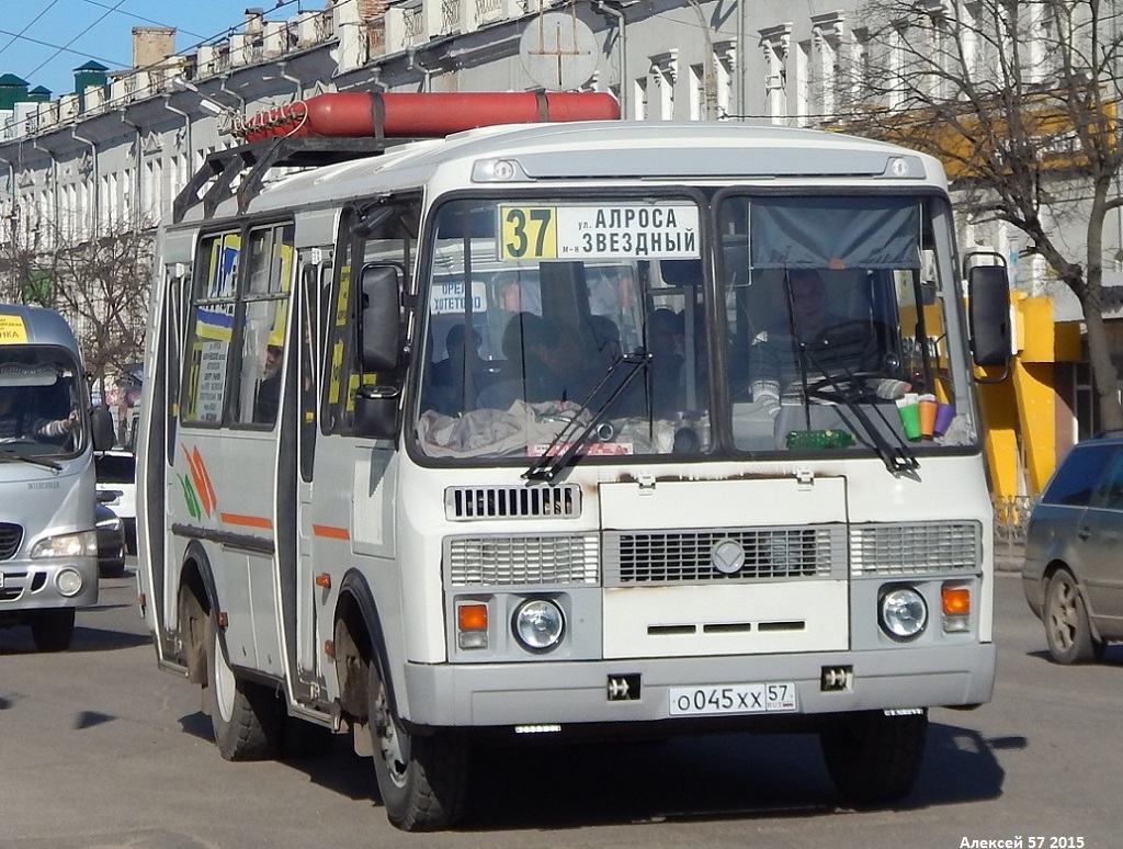 Орловская область, ПАЗ-32054 № О 045 ХХ 57