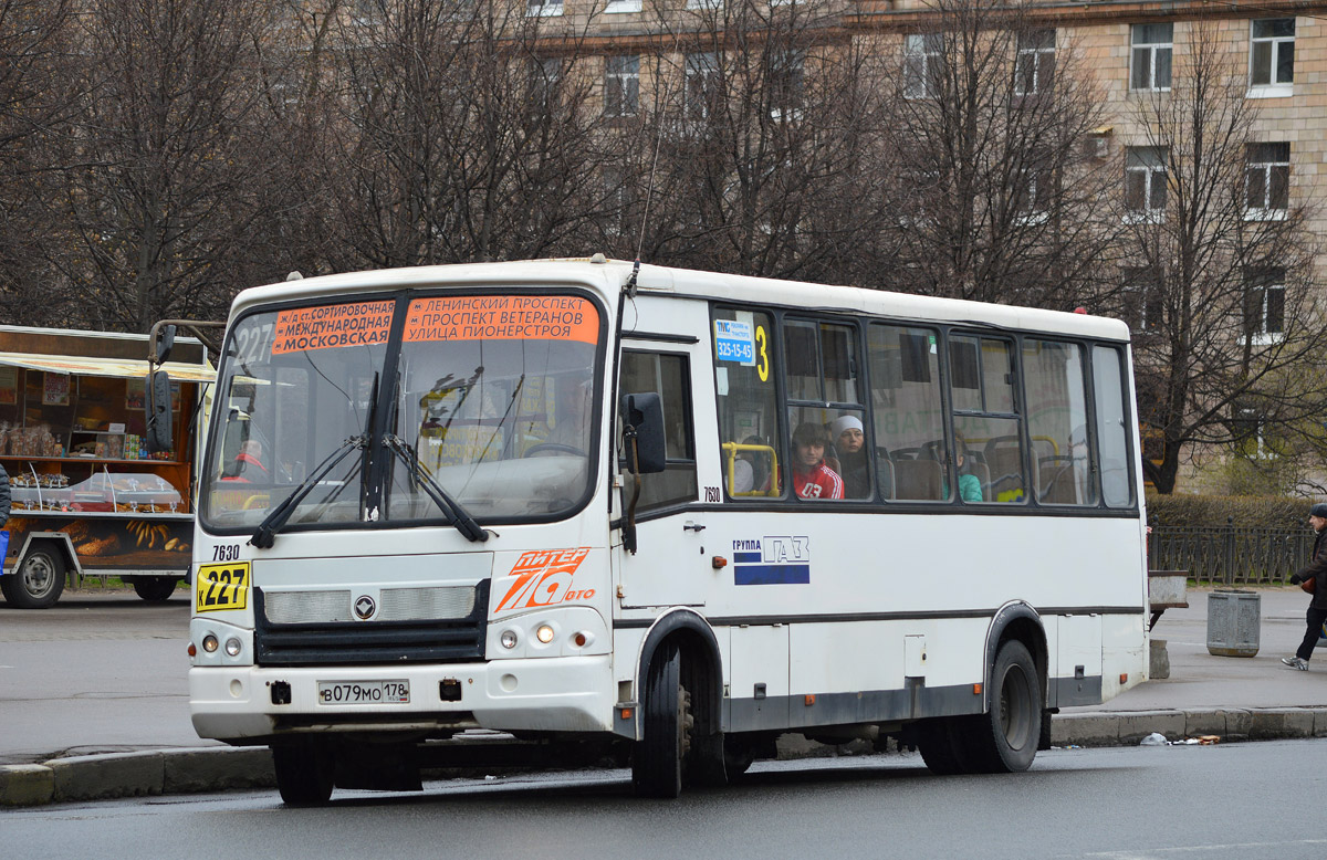 Санкт-Петербург, ПАЗ-320412-05 № 7630