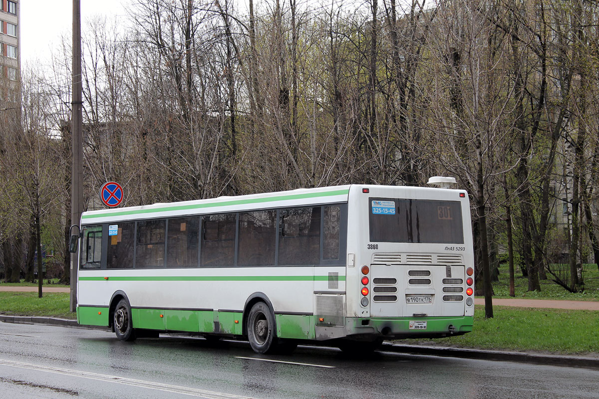 Санкт-Петербург, ЛиАЗ-5293.60 № 3860