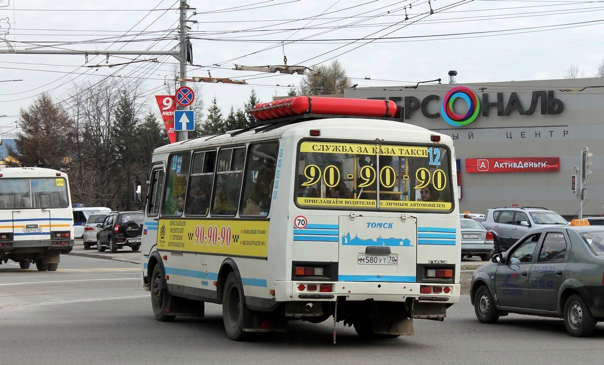 Томская область, ПАЗ-32054 № М 580 УТ 70