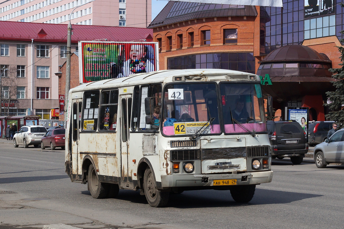 Архангельская область, ПАЗ-32054 № АВ 948 29