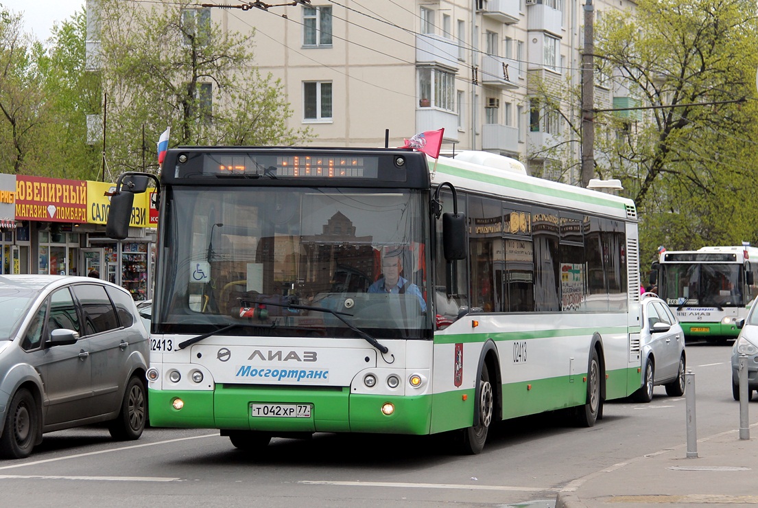 Москва, ЛиАЗ-5292.22 (2-2-2) № 02413