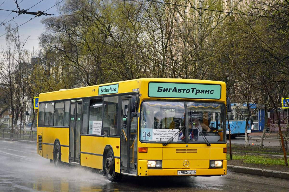 Vlagyimiri terület, Mercedes-Benz O405N2 sz.: К 983 НА 33