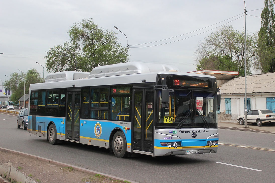 Алматы, Yutong ZK6118HGA № 594