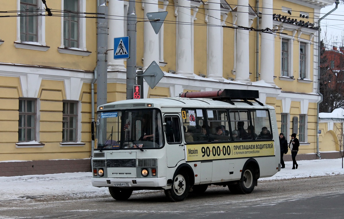 Томская область, ПАЗ-32054 № Е 646 РТ 70