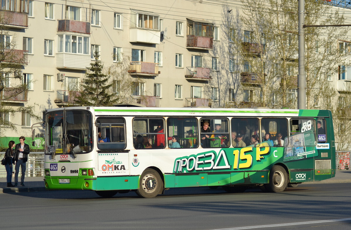 Омская область, ЛиАЗ-5256.45 № 465