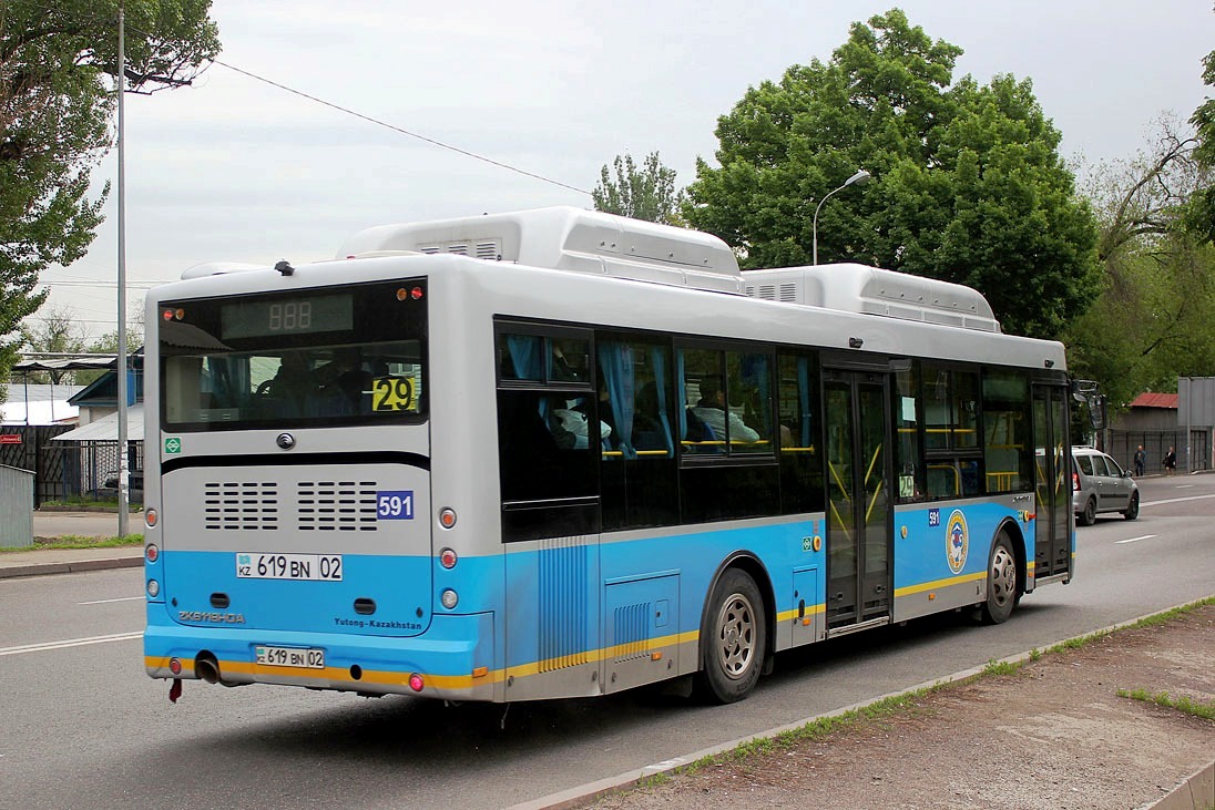 Алматы, Yutong ZK6118HGA № 591