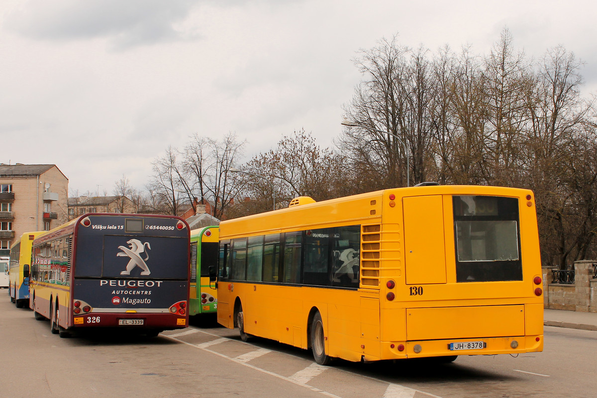 Латвия, Solaris Urbino I 15 № 326; Латвия, Säffle 5000 № 130