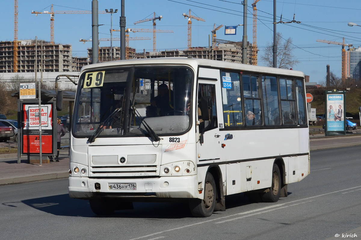 Санкт-Петербург, ПАЗ-320402-05 № 8823