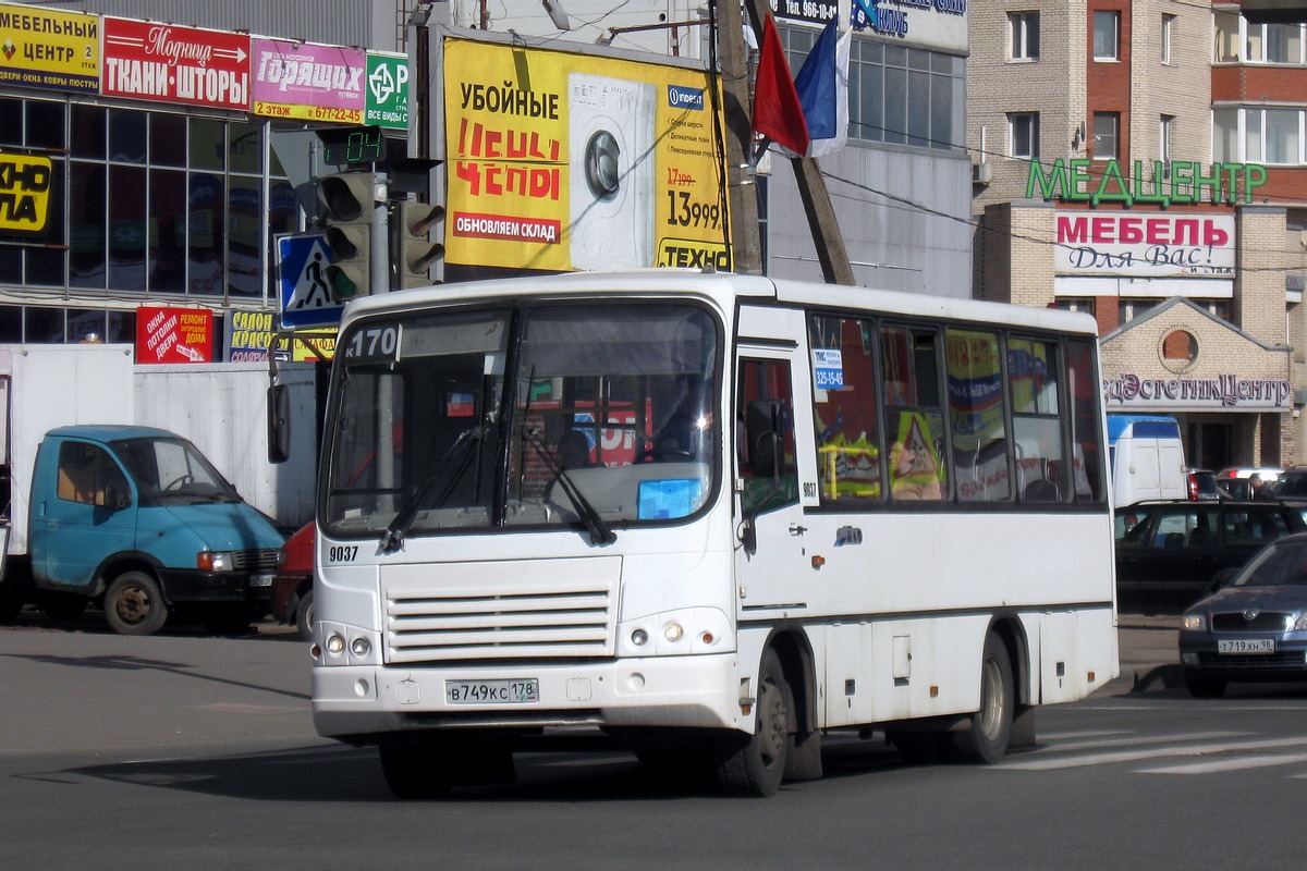 Санкт-Петербург, ПАЗ-320402-05 № 9037