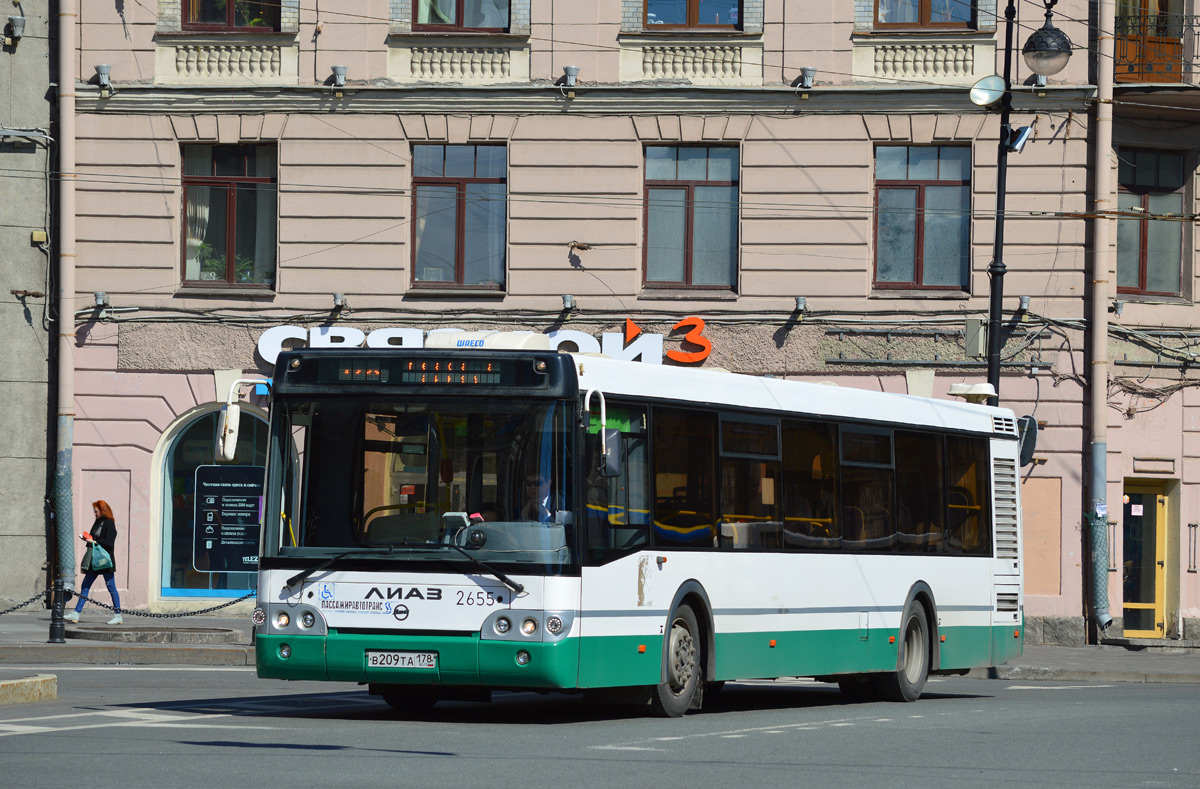 Sankt Peterburgas, LiAZ-5292.60 Nr. 2655