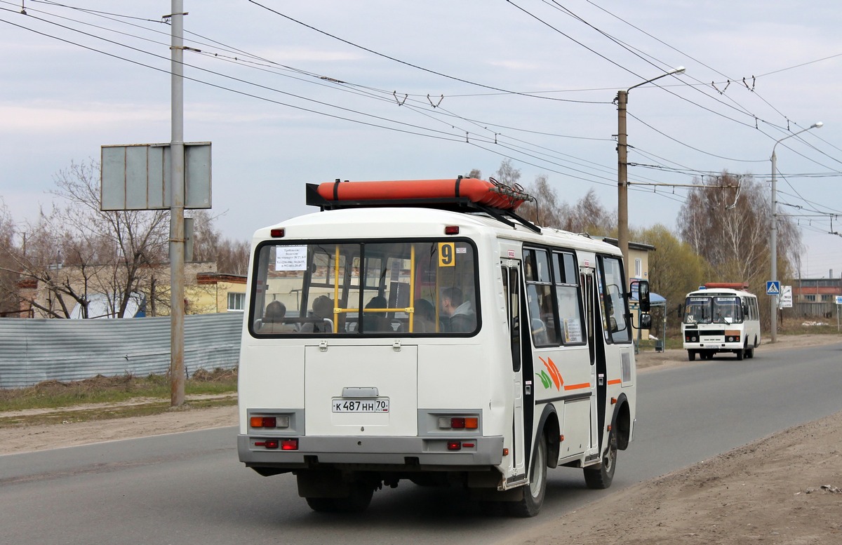 Томская область, ПАЗ-32054 № К 487 НН 70