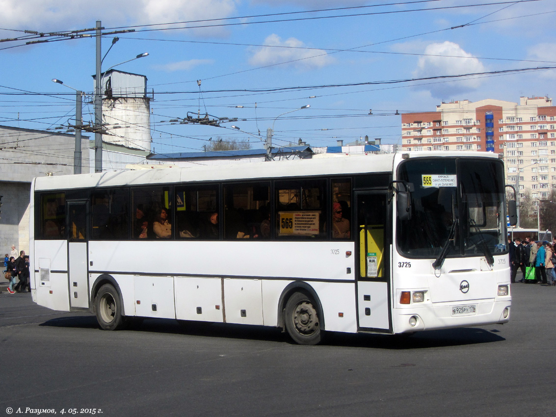 Санкт-Петербург, ЛиАЗ-5256.61 № 3725