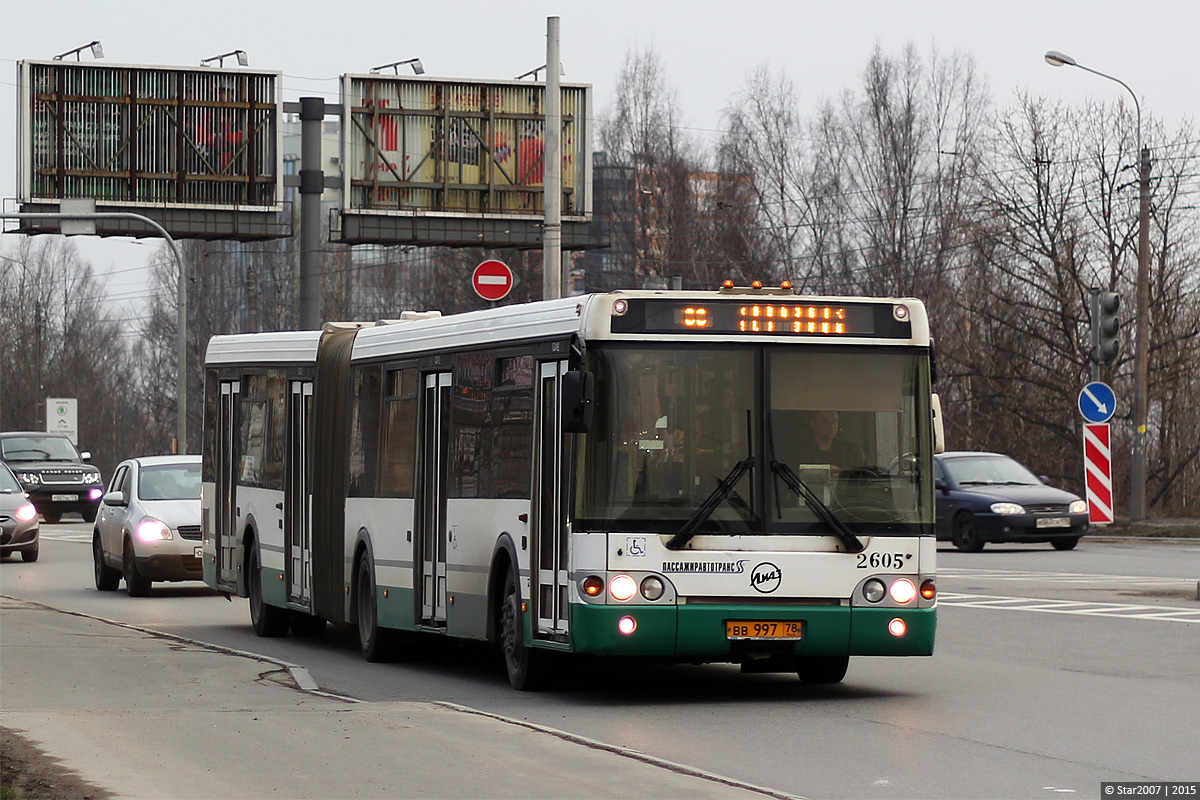 Санкт-Петербург, ЛиАЗ-6213.20 № 2605