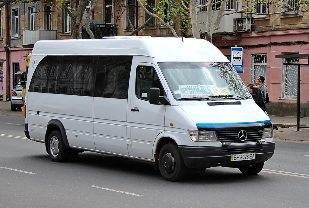 Одесская область, Mercedes-Benz Sprinter W904 412D № BH 6028 EA