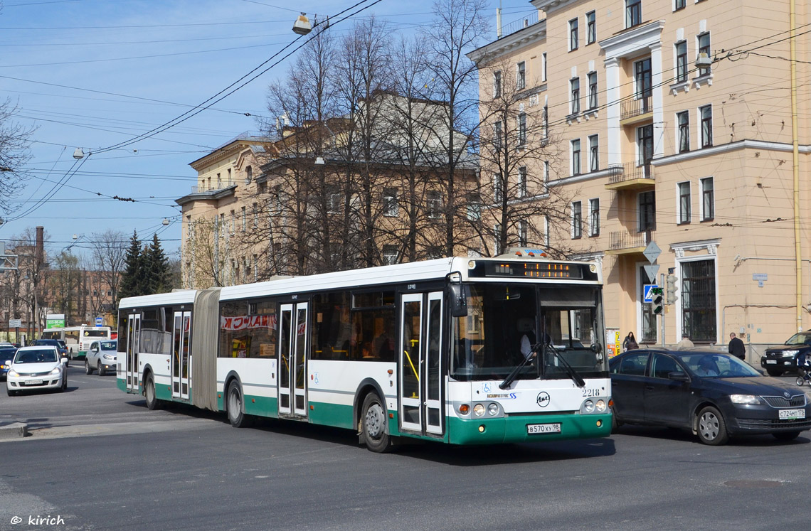 Санкт-Петербург, ЛиАЗ-6213.20 № 2218