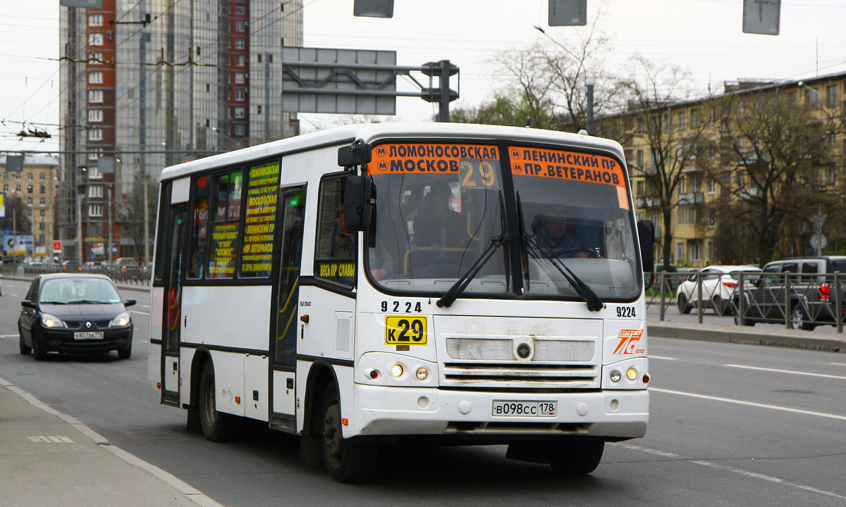 Санкт-Петербург, ПАЗ-320402-05 № 9224