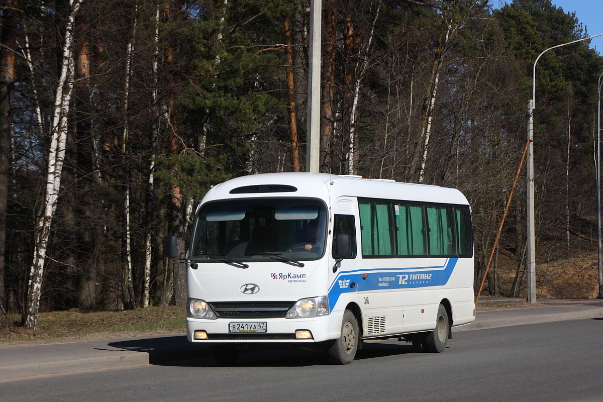 Leningrad region, Hyundai County Kuzbass # 318