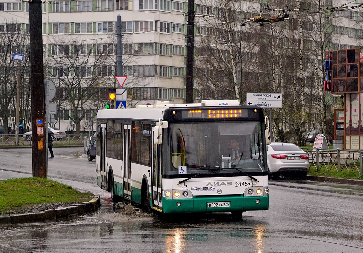 Санкт-Петербург, ЛиАЗ-5292.60 № 2445