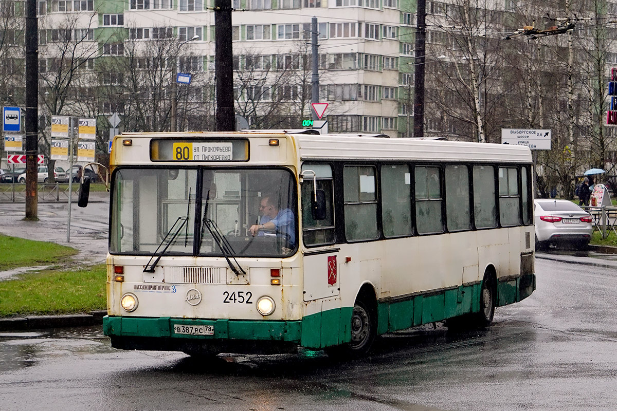 Санкт-Петербург, ЛиАЗ-5256.25 № 2452