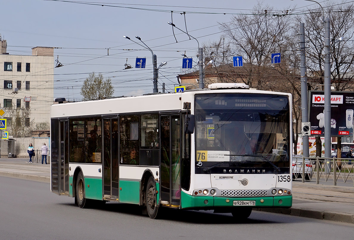 Санкт-Петербург, Волжанин-5270-20-06 "СитиРитм-12" № 1358