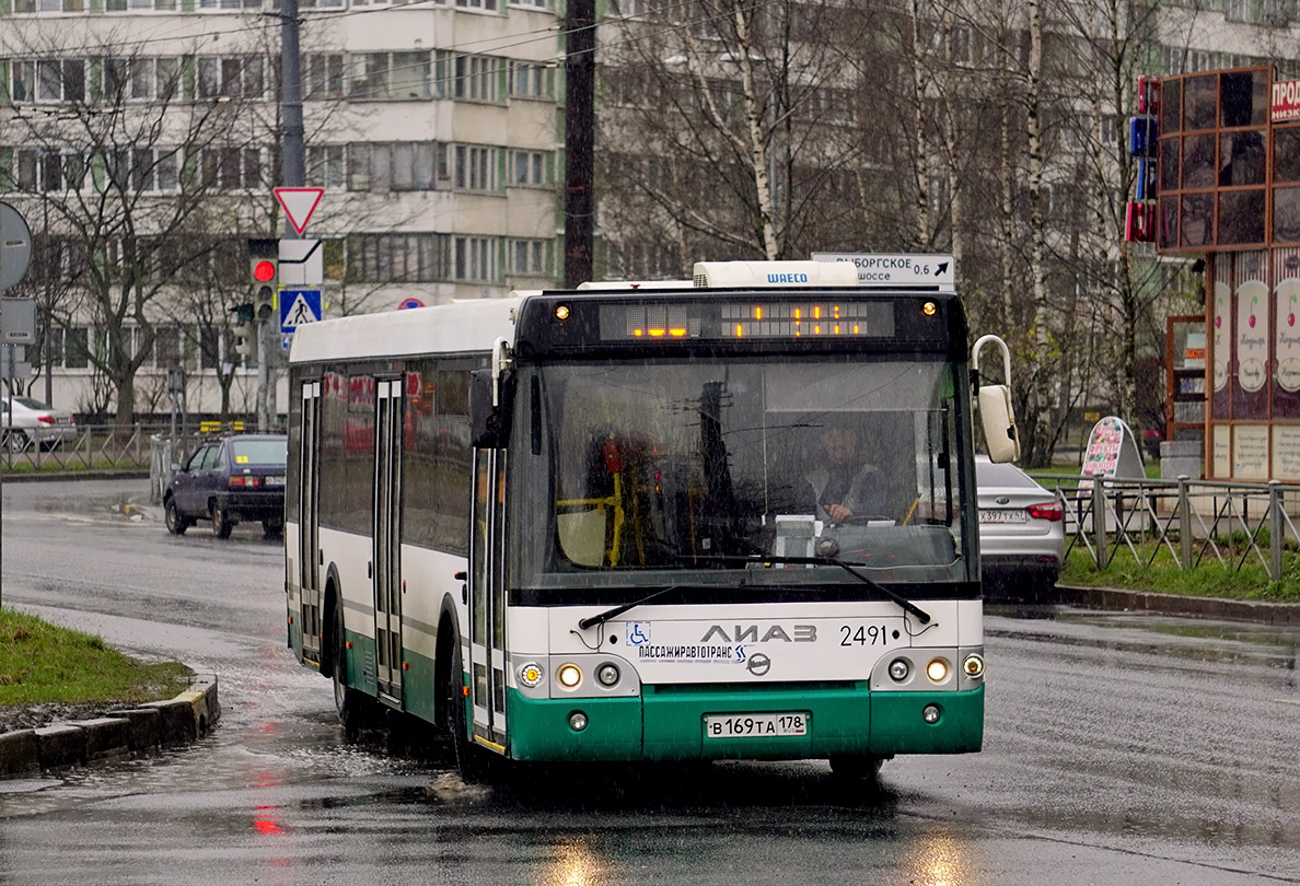 Sankt Petersburg, LiAZ-5292.60 Nr 2491