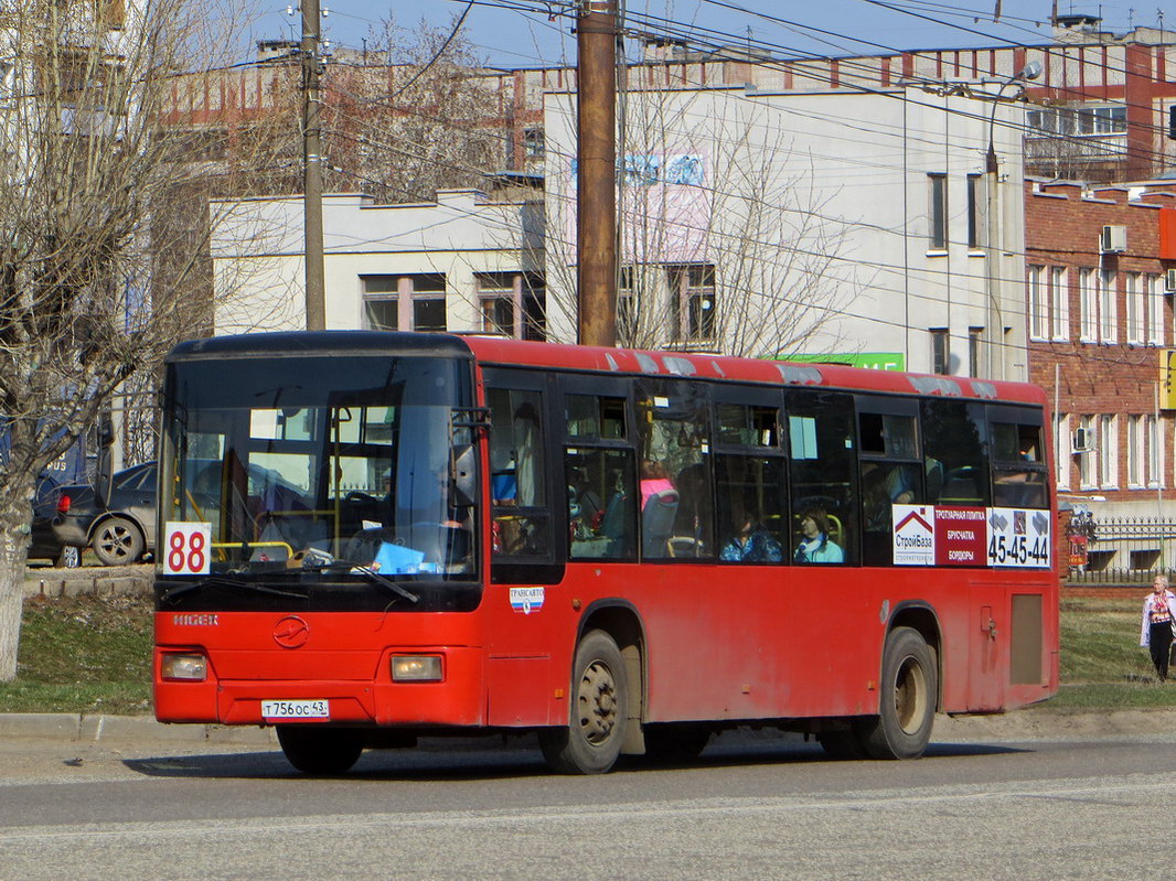 Кировская область, Higer KLQ6118GS № Т 756 ОС 43