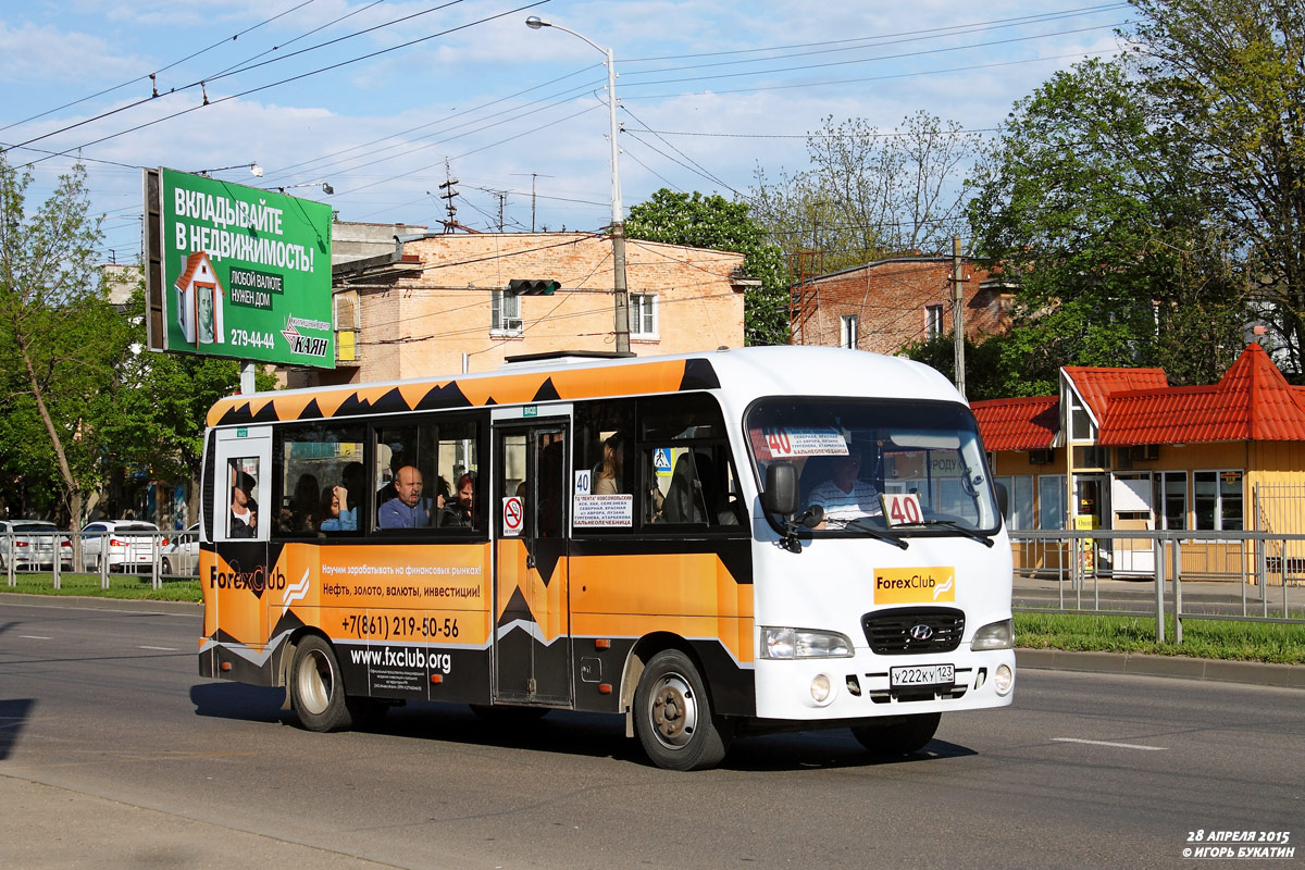 Краснодарский край, Hyundai County LWB C09 (ТагАЗ) № У 222 КУ 123