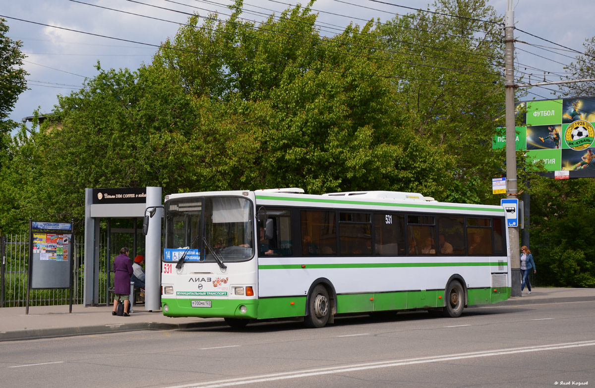 Krasnodar region, LiAZ-5293.60 Nr. 531